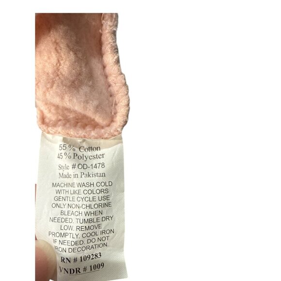 Ocean Drive Surfer Sweatshirt Distressed Pink Denver Colorado EUC, Size M - Picture 7 of 8